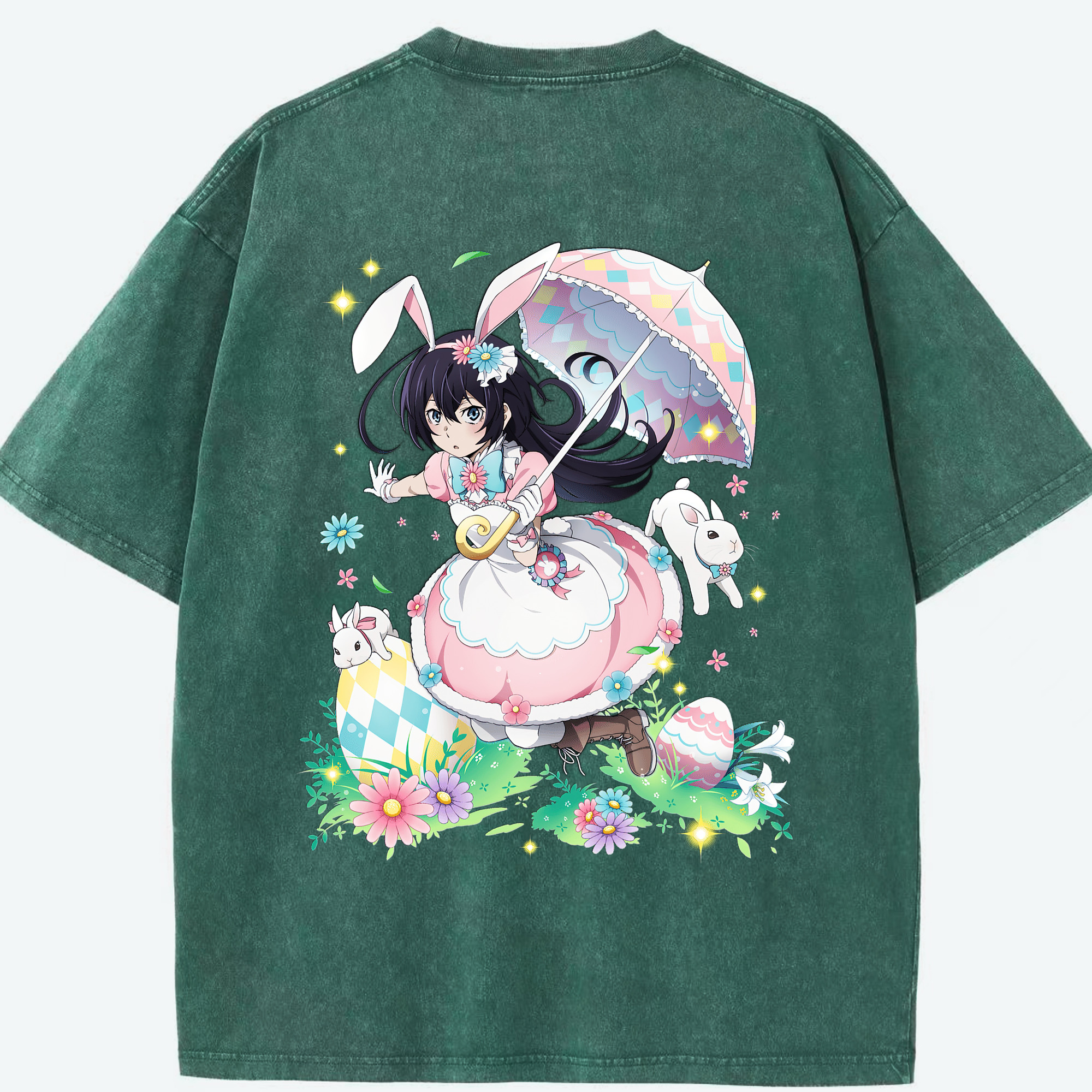 （画像用） 文豪ストレイドッグス Bungo Stray Dogs 綿100% ヴィンテージ風 半袖Tシャツ（背面プリント）
